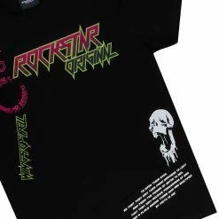 MENS TRACK SETS GARLAND T-SHIRT TRACKSET-BLACK