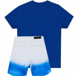 Brand new ❤️ BOYS DENIM SETS BOYS NASH DENIM SHORT SET-BLUE New Arrivals 💯 7 BOYS DENIM SETS BOYS NASH DENIM SHORT SET-BLUE New Arrivals