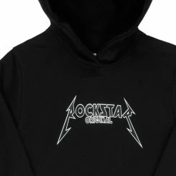 BOYS HOODIES & SWEATSHIRTS BOYS ROCKSTAR GRAPHIC HOODIE-BLACK
