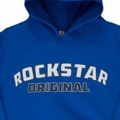 BOYS HOODIES & SWEATSHIRTS BOYS ROCKSTAR GRAPHIC HOODIE-ROYAL BLUE