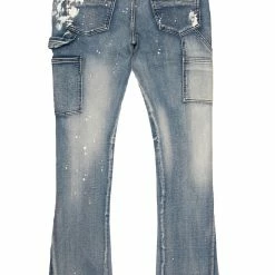 BOYS JEANS BOYS SANTAL FLARE JEAN-BLUE New Arrivals