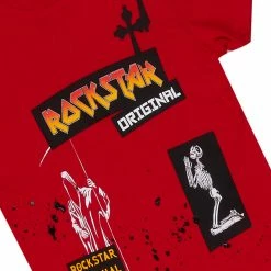 Best Sale 🔔 BOYS DENIM SETS New Arrivals BOYS WILLARD DENIM SHORT SET-RED 😀 6 BOYS DENIM SETS New Arrivals BOYS WILLARD DENIM SHORT SET-RED