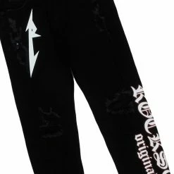 BOYS DENIM SETS BOYS MAIZON T-SHIRT/JEAN SET-BLACK New Arrivals