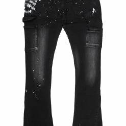 BOYS JEANS BOYS SANTAL FLARE JEAN-BLACK New Arrivals