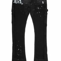 BOYS JEANS BOYS SANTAL FLARE JEAN-BLACK New Arrivals