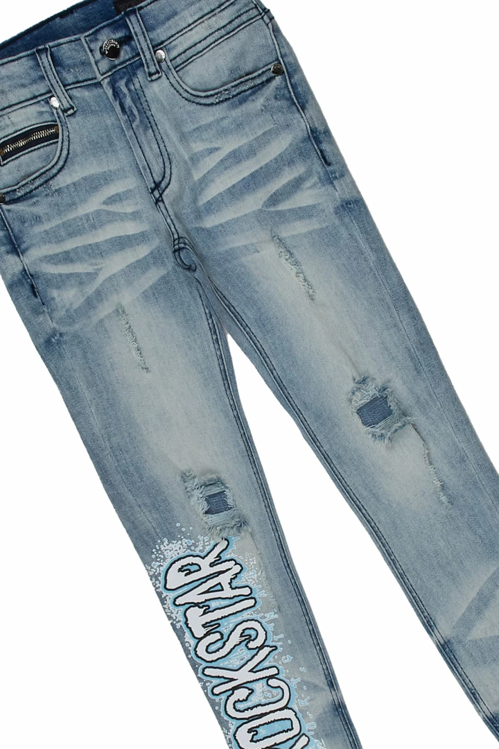 Best Sale 😀 BOYS DENIM SETS New Arrivals BOYS VOLTRANA T-SHIRT/JEAN SET-WHITE 😀 3 BOYS DENIM SETS New Arrivals BOYS VOLTRANA T-SHIRT/JEAN SET-WHITE