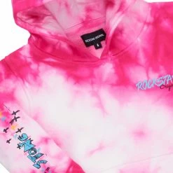 BOYS DENIM SETS New Arrivals BOYS ZAYDEN HOODIE/JEAN SET-PINK/BLACK