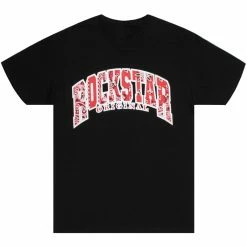 MENS TEES Tops BRUCE GRAPHIC T-SHIRT-BLACK