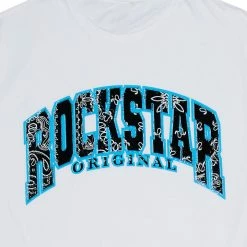 MENS TEES BRUCE GRAPHIC T-SHIRT-WHITE Tops