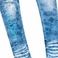 MENS JEANS BERNARD CRYSTAL JEAN-BLUE Denim