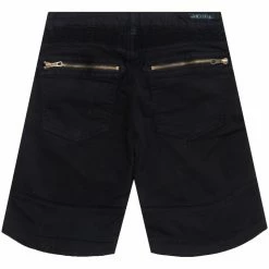 BOYS SHORTS BOYS KYREE DENIM SHORTS - BLACK/SILVER
