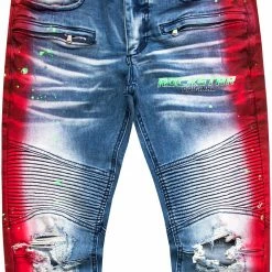 MENS JEANS BRUM PRINTED JEAN-RED Denim