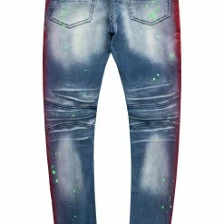 MENS JEANS BRUM PRINTED JEAN-RED Denim