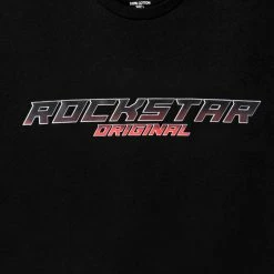 MENS TEES Tops BRUM PRINTED T-SHIRT-BLACK