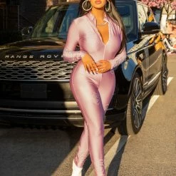 WOMENS ROMPERS & JUMPSUITS NELLA JUMPSUIT-PINK Best Seller