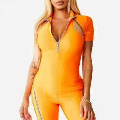 Coupon 🛒 WOMENS ROMPERS & JUMPSUITS HARPER ROMPER - ORANGE Best Seller ✨ 16 WOMENS ROMPERS & JUMPSUITS HARPER ROMPER - ORANGE Best Seller