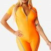 WOMENS ROMPERS & JUMPSUITS HARPER ROMPER - ORANGE Best Seller