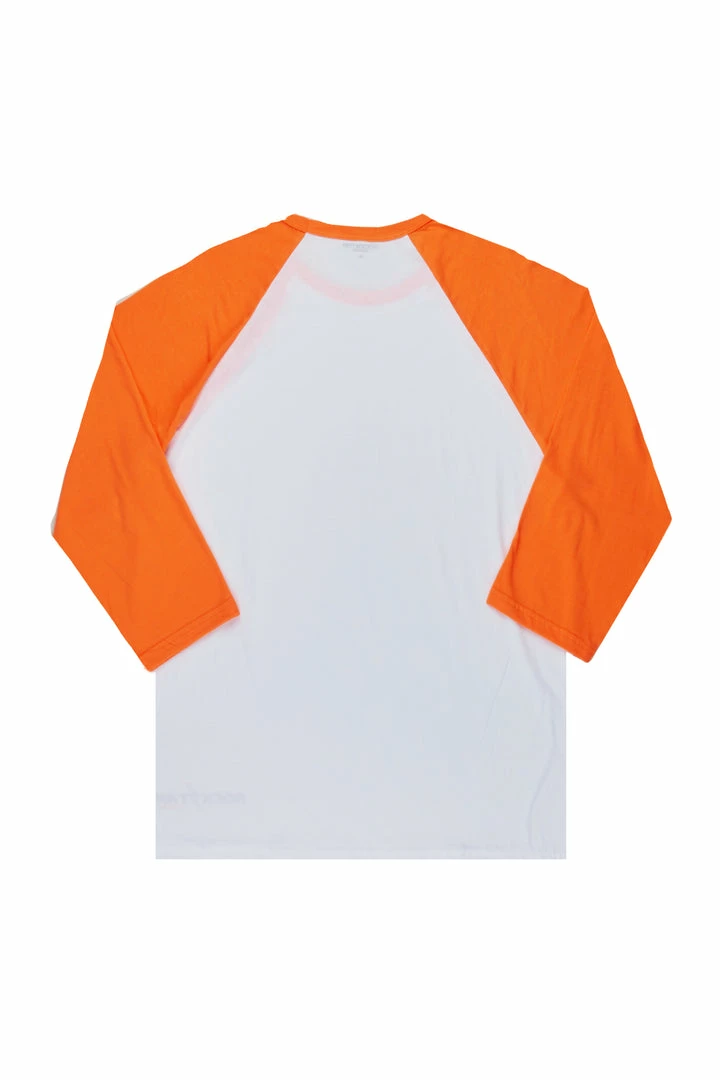 Discount ⭐ MENS TEES CARTWRIGHT L/S T-SHIRT-WHITE/ORANGE Tops 🔥 3 MENS TEES CARTWRIGHT L/S T-SHIRT-WHITE/ORANGE Tops
