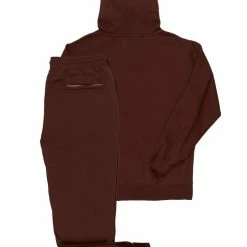 Buy ⌛ MENS TRACK SETS CASEY HOODIE FLEECE SET-BROWN 😍 15 MENS TRACK SETS CASEY HOODIE FLEECE SET-BROWN