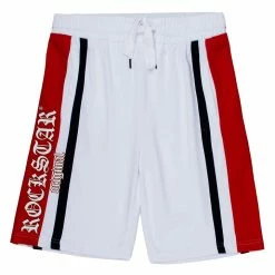 MENS SHORTS HARLEM GRAPHIC SHORT-WHITE
