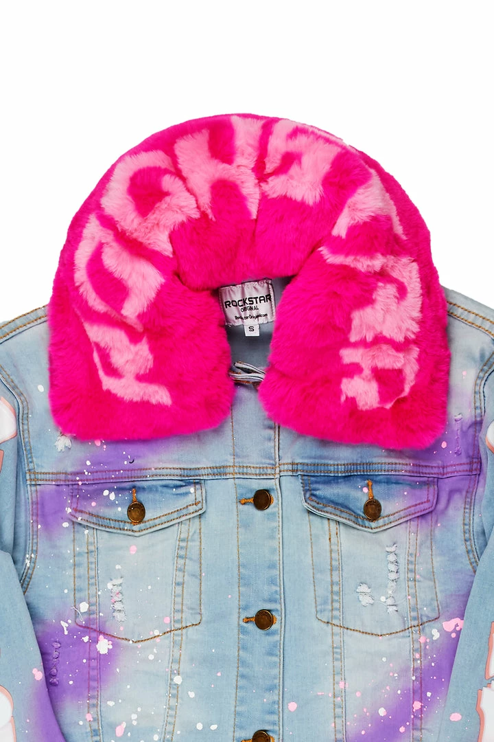 Outlet ✔️ WOMENS JACKETS Best Seller CHARLIZE DENIM JACKET-LIGHT WASH 🔔 2 WOMENS JACKETS Best Seller CHARLIZE DENIM JACKET-LIGHT WASH