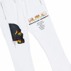 Brand new ✔️ MENS TRACK SETS CHASE T-SHIRT STACKED FLARE TRACKSET-WHITE 🔔 17 MENS TRACK SETS CHASE T-SHIRT STACKED FLARE TRACKSET-WHITE