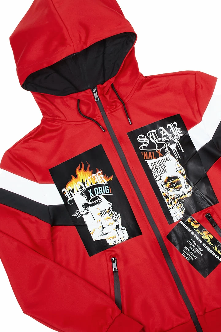 Best deal 😀 MENS TRACK SETS CHASE ZIPPER JACKET TRACK SET-RED 👍 2 MENS TRACK SETS CHASE ZIPPER JACKET TRACK SET-RED