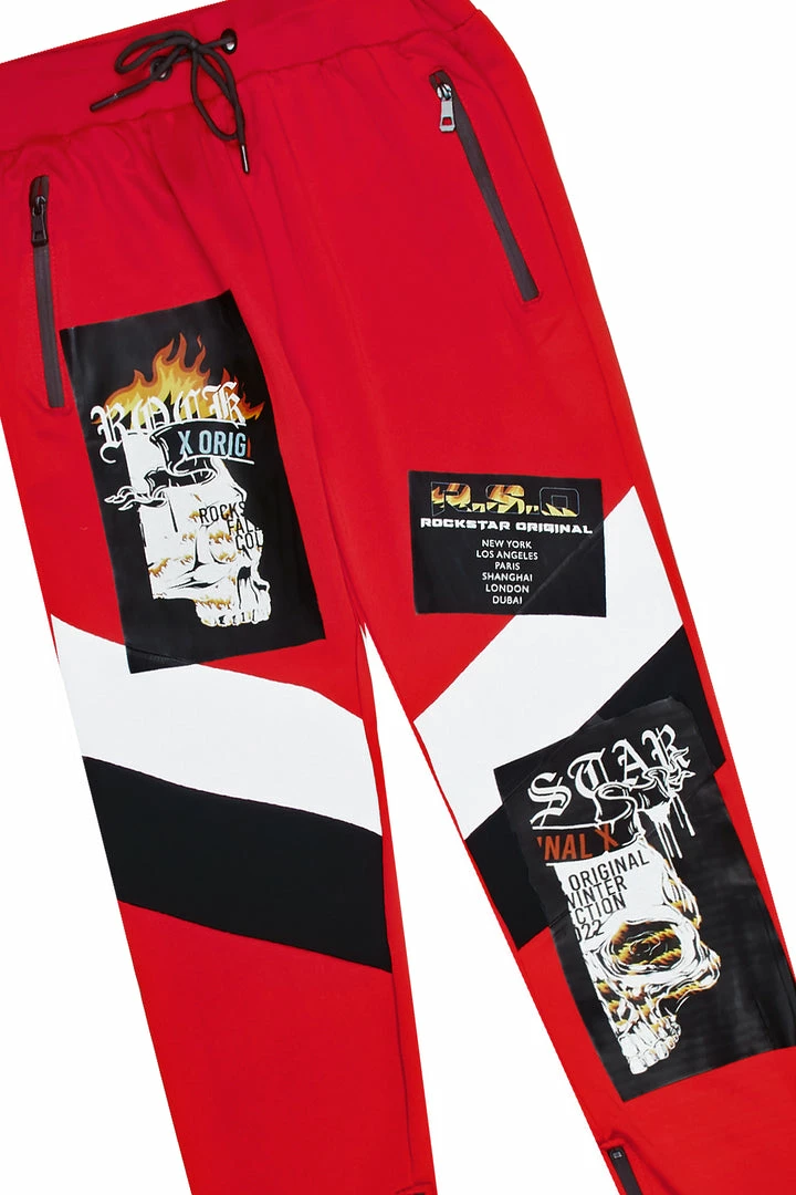 Best deal 😀 MENS TRACK SETS CHASE ZIPPER JACKET TRACK SET-RED 👍 3 MENS TRACK SETS CHASE ZIPPER JACKET TRACK SET-RED