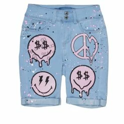 WOMENS SHORTS CHELSEA BERMUDA SHORT-LIGHT WASH Best Seller