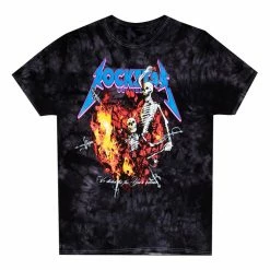 MENS TEES CHEVALIER GRAPHIC T-SHIRT-CHARCOAL