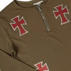 WOMENS ACTIVEWEAR CLAUDIA RIBBED ACTIVE SET-OLIVE