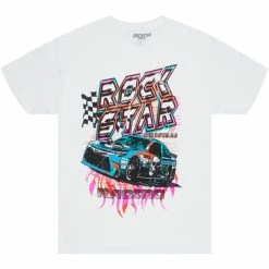 MENS TEES Tops CLAYDON PRINTED T-SHIRT-WHITE