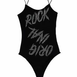 WOMENS TOPS CLEO BODYSUIT-BLACK Best Seller