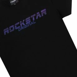 MENS TRACK SETS CRISS T-SHIRT REFLECTIVE TRACK SET-BLACK