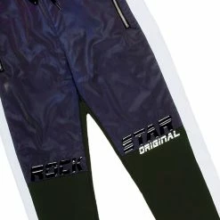 MENS TRACK SETS CRISS T-SHIRT REFLECTIVE TRACK SET-BLACK