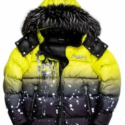 MENS OUTERWEAR CURRY 2.0 PUFFER JACKET- YELLOW Jackets & Outerwear