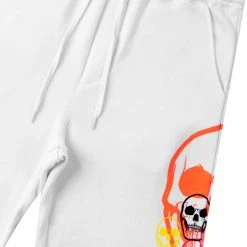 MENS SHORT SETS Cleo White Printed Short Set