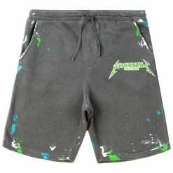 MENS SHORTS CORT PAINTER SHORT-CHARCOAL