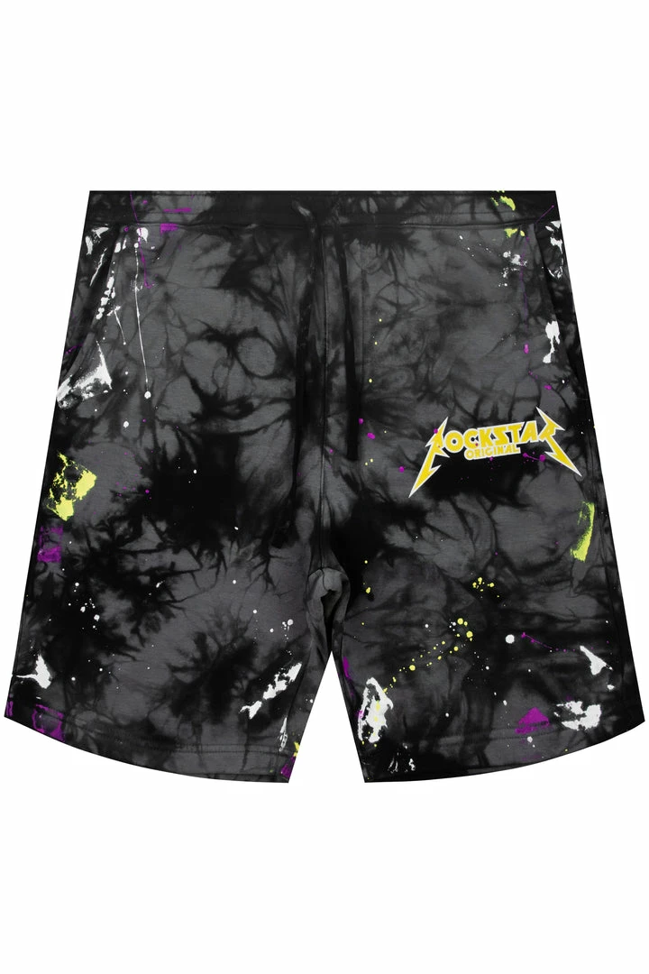 MENS SHORTS CORT PAINTER SHORT-BLK/GRY