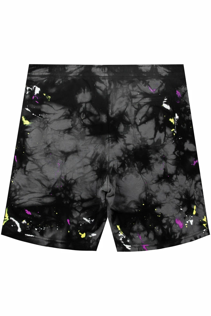 MENS SHORTS CORT PAINTER SHORT-BLK/GRY