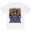 MENS TEES Tops DAMONE GRAPHIC T-SHIRT-WHITE
