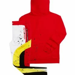 Brand new 👏 MENS TRACK SETS DARBY HOODIE TRACK SET-RED ⌛ 7 MENS TRACK SETS DARBY HOODIE TRACK SET-RED