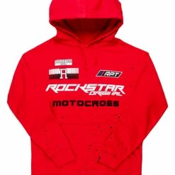MENS HOODIES & SWEATSHIRTS Tops DARBY GRAPHIC HOODIE-RED