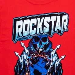 MENS TEES Tops DAYLOR GRAPHIC T-SHIRT-RED