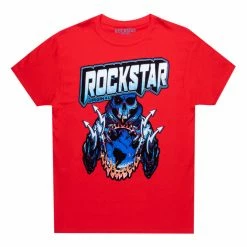 MENS TEES Tops DAYLOR GRAPHIC T-SHIRT-RED