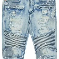 MENS JEANS Denim DEMNA PAINTER JEAN-WHITE