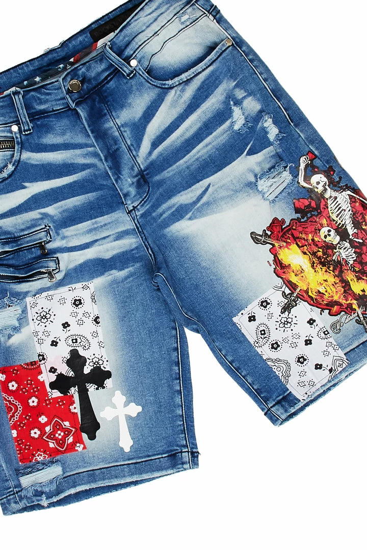 Coupon 🎁 MENS SHORT SETS LENDRICK T-SHIRT/DENIM SHORT SET-BLACK Track Sets 🔥 3 MENS SHORT SETS LENDRICK T-SHIRT/DENIM SHORT SET-BLACK Track Sets