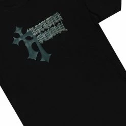 MENS SHORT SETS SAGER T-SHIRT/DENIM SHORT SET-BLACK