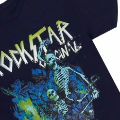 MENS SHORT SETS ILAGO T-SHIRT/DENIM SHORT SET-NAVY