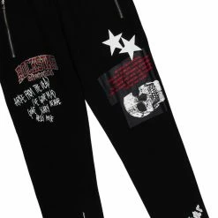 MENS TRACK SETS DENNIS T-SHIRT TRACK SET-BLACK